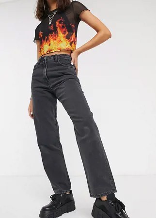 Черные выбеленные джинсы в винтажном стиле COLLUSION x006-Черный цвет