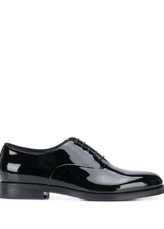 Giorgio Armani лакированные оксфорды