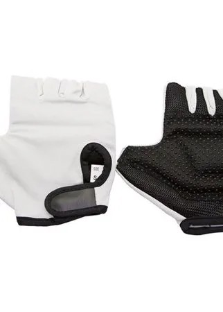 Велосипедные перчатки TBS без пальцев. материал: белая кожа с наполнителем, лайкра. размер: l