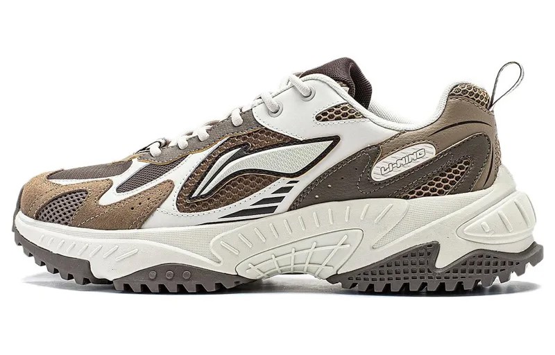 Кроссовки LINING Venus 2.0 Lifestyle Shoes Men Low-top Light Khaki, хаки