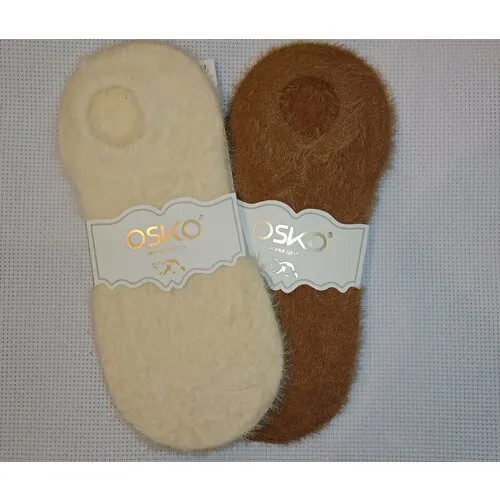 Подследники , 2 пары, размер 37-41, коричневый, бежевый