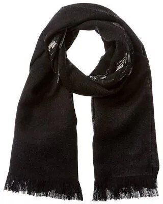 Женский шерстяной шарф с логотипом Givenchy, черный