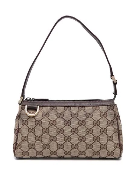 Gucci Pre-Owned сумка на плечо 2000-х годов с узором GG Supreme