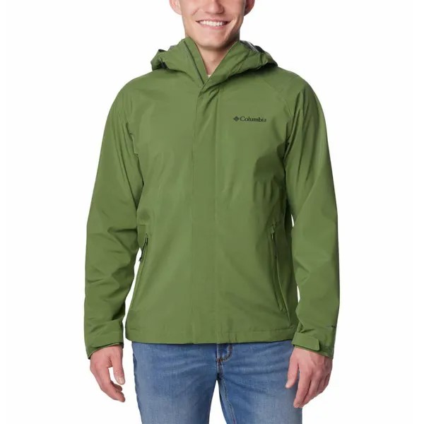 Куртка Columbia Earth Explorer Hoodie Rain, зеленый