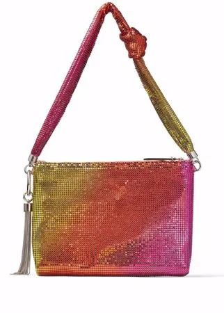 Jimmy Choo сумка на плечо Callie с эффектом металлик