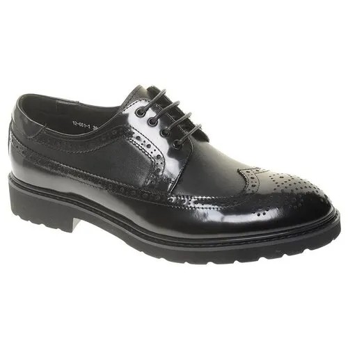 Туфли VV-Vito мужские демисезонные, размер 43, цвет черный, артикул 12-661-1