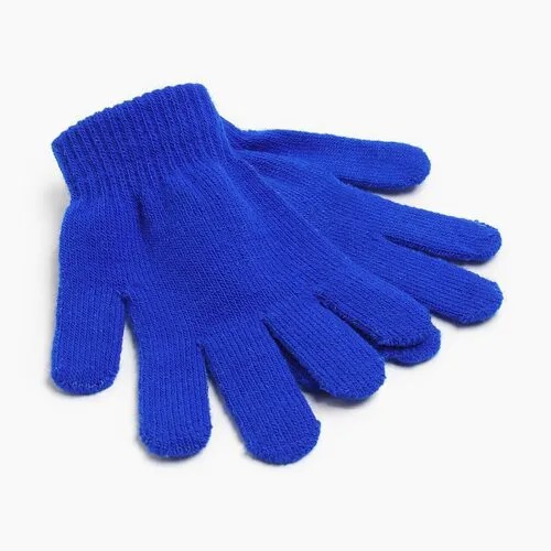 Перчатки Minaku, размер 15, голубой, синий