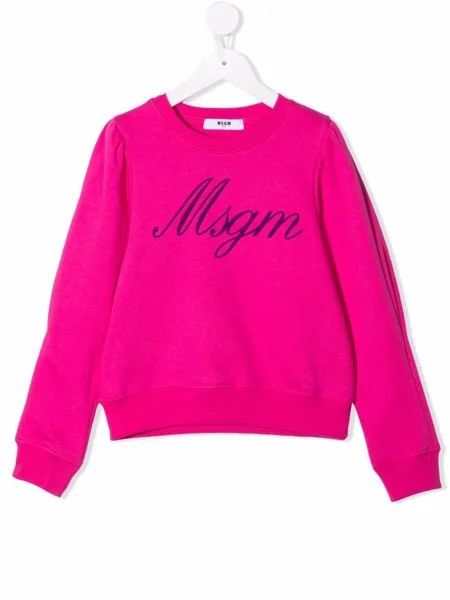 MSGM Kids толстовка с логотипом
