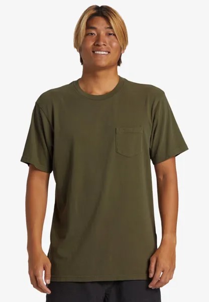 Базовая футболка SALTWATER-POCKET Quiksilver, цвет cre