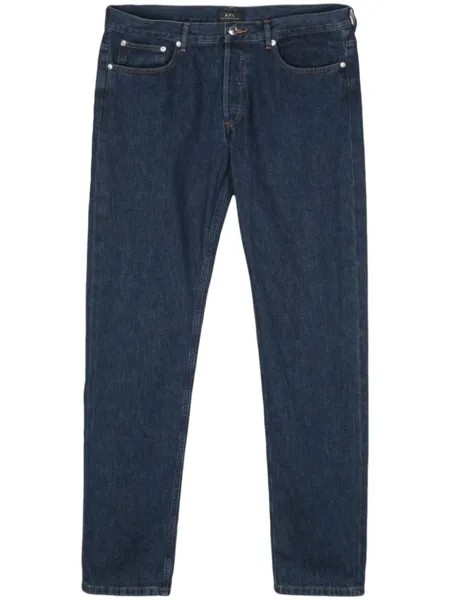 A.P.C. узкие джинсы Petit New Standard средней посадки, синий