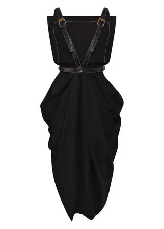 Платье из смеси вискозы и шелка Proenza Schouler