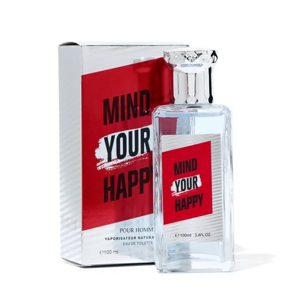 Туалетная вода мужская mind your happy, 100 мл