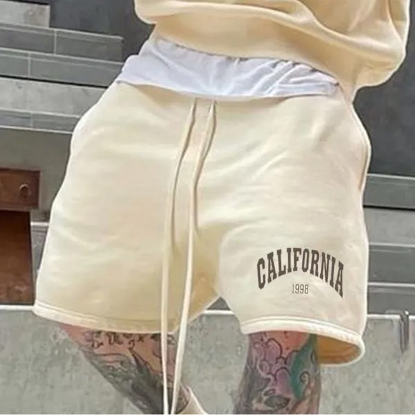 Мужские весенние и летние винтажные спортивные штаны California