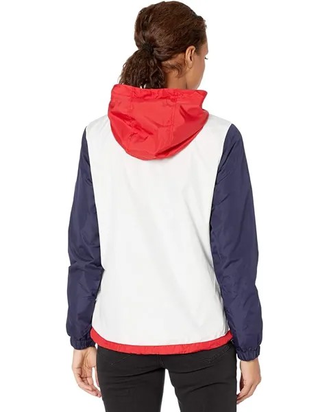 Куртка U.S. POLO ASSN. Color-Block Windbreaker Jacket, цвет Red/White/Blue Combo