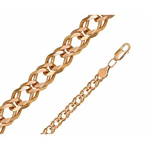 Цепь ZOLOTO.GOLD, красное золото, 585 проба, длина 70 см, средний вес 17.47 г