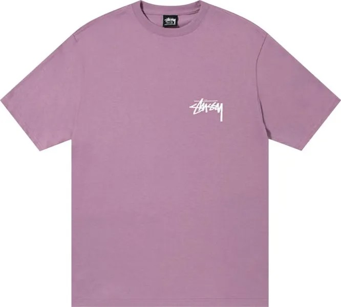 Футболка Stussy Coastline Tee 'Orchid', фиолетовый