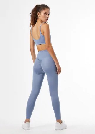 Голубые спортивные леггинсы HIIT Active-Голубой