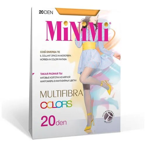 Колготки MiNiMi Multifibra Colors, 20 den, размер 2, желтый
