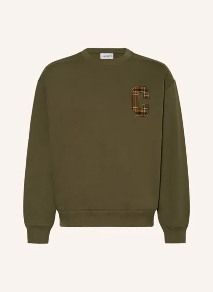 Толстовка carhartt WIP WILES, хаки