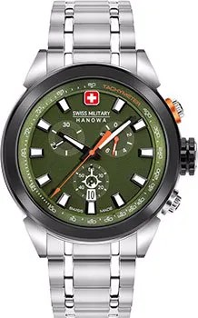 Швейцарские наручные  мужские часы Swiss military hanowa SMWGI2100271. Коллекция Platoon Chrono Night Vision