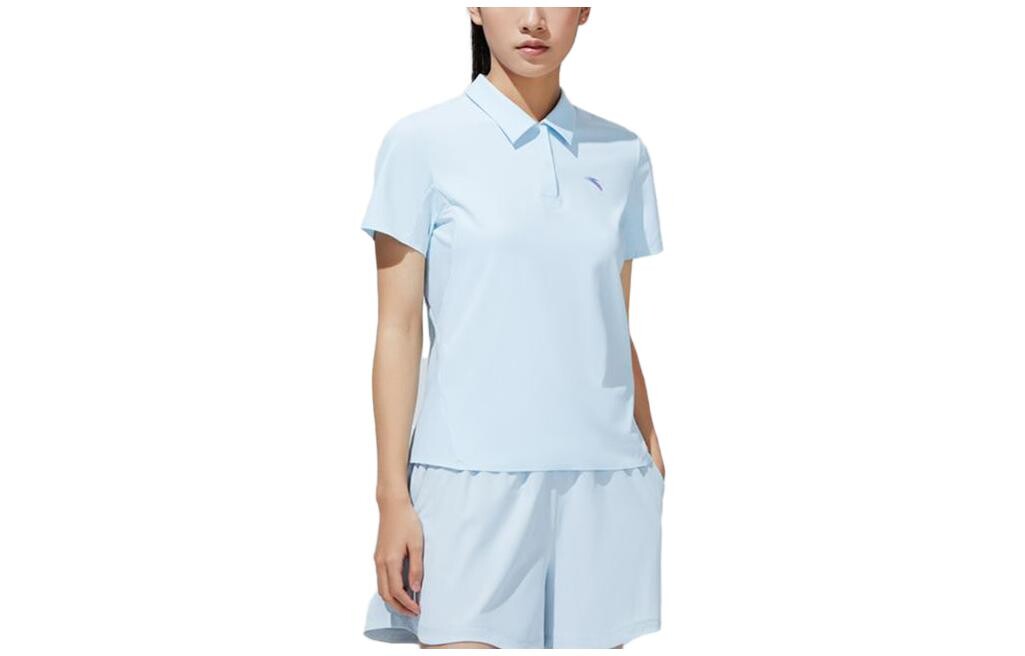 Рубашка поло Variety Training Collection женская для керлинга, синяя Anta