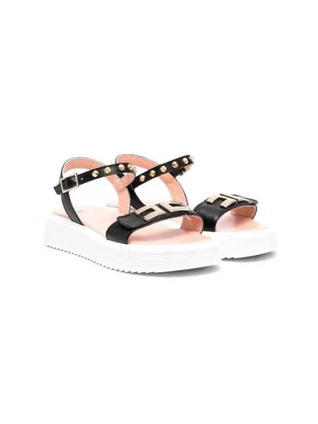 Elisabetta Franchi La Mia Bambina сандалии с логотипом