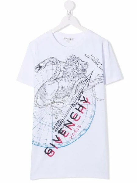 Givenchy Kids футболка с графичным принтом