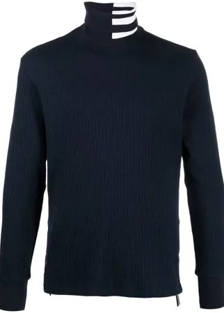 Thom Browne джемпер с высоким воротником и полосками