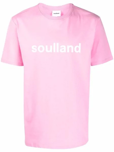 Soulland футболка Chuck с логотипом