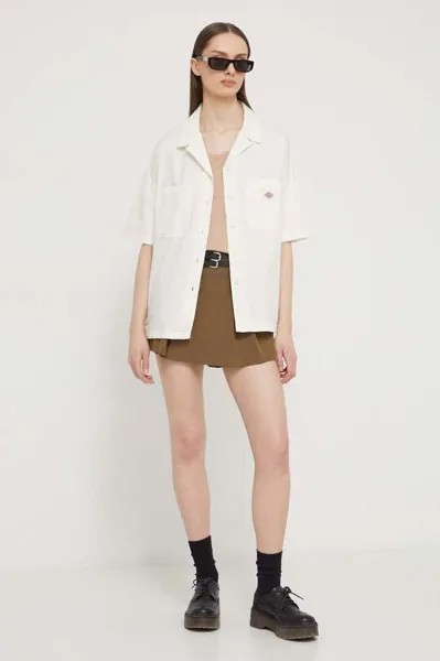 VALE SHIRT W рубашка из хлопка Dickies, бежевый