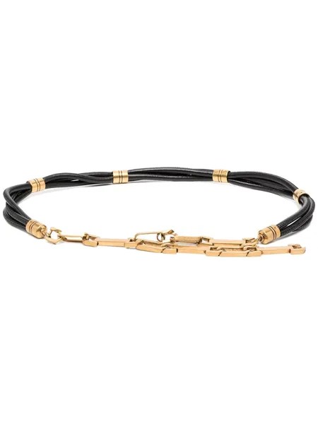 Saint Laurent ремень с цепочкой