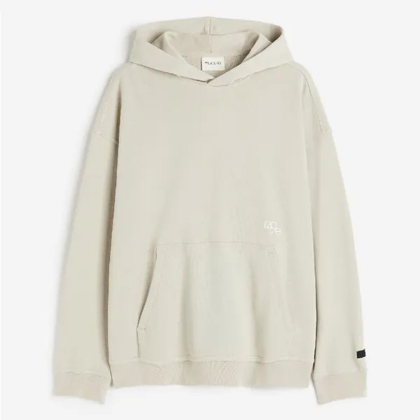 Толстовка H&M DryMove Loose Fit, светло-бежевый