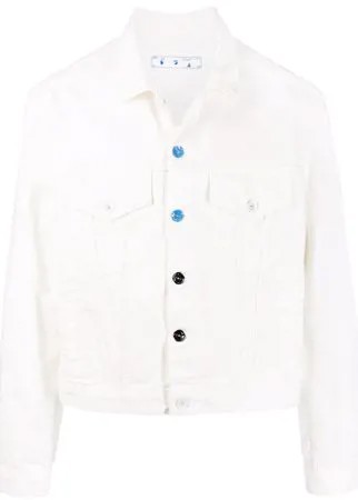 Off-White джинсовая куртка прямого кроя
