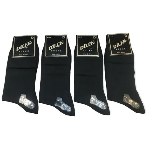 Носки DILEK Socks, 6 пар, размер 41-44, черный