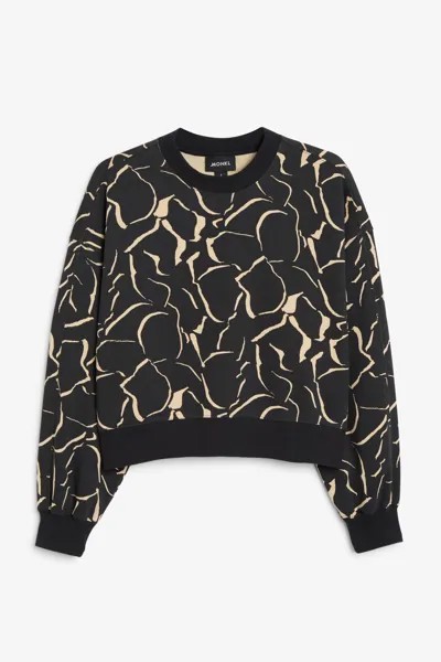 Свитшот женский Monki 1136241004 черный XL (доставка из-за рубежа)