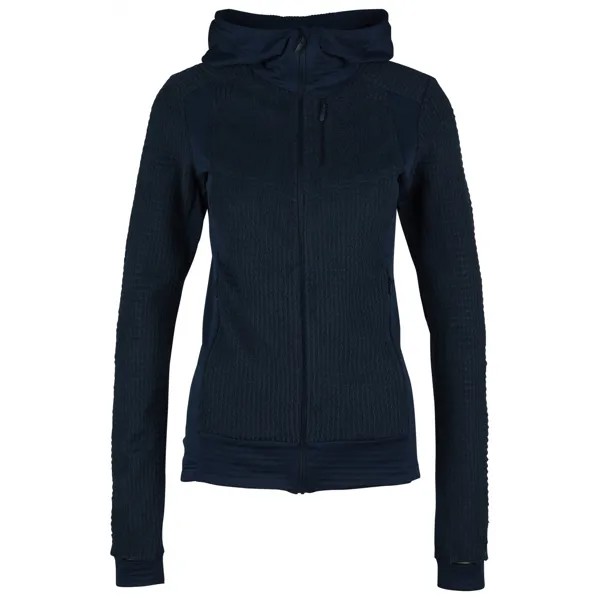 Флисовая жилетка Norrøna Women's Falketind Alpha120 Zip Hood, цвет Indigo Night
