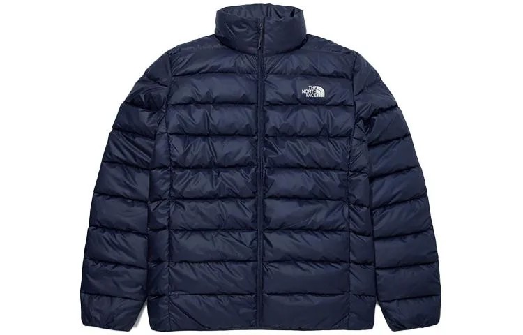 Пуховик мужской темно-синий The North Face, темно-синий