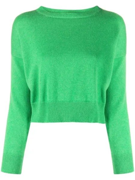 Teddy Cashmere укороченный кашемировый джемпер Genova, зеленый