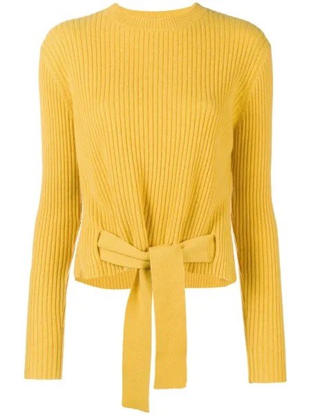 Cashmere In Love cashmere tie waist jumper