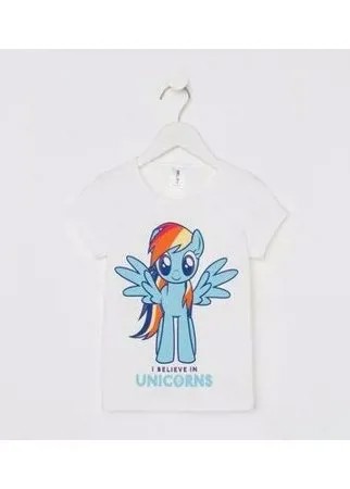 Футболка Kaftan, размер 98/104, Rainbow Dash