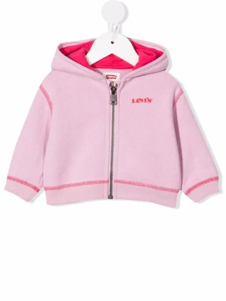 Levi's Kids двухцветное худи на молнии