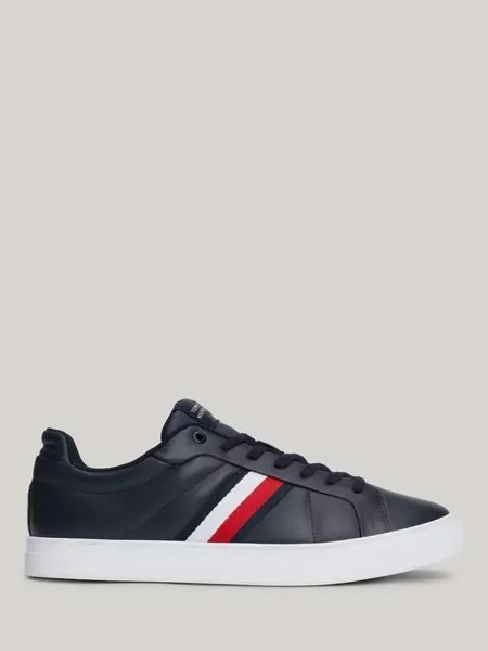 Кроссовки Tommy Hilfiger Leather Signature Tape Court
