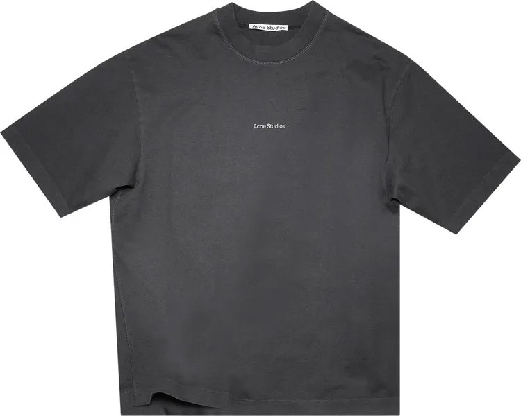 Футболка Acne Studios Printed T-Shirt 'Black', черный
