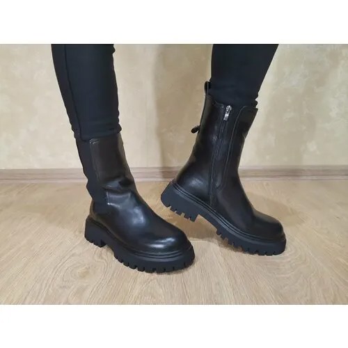 Ботинки Nalisha, размер 37, черный