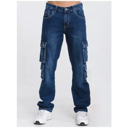 Джинсы мужские,MkJeans многокарманки, прямые, классические, бананы, больших размеров, широкие, свободные, брюки джинсовые.