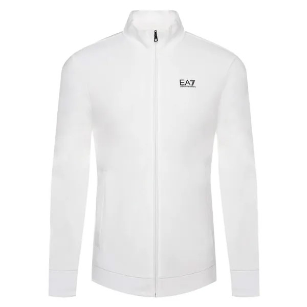 Толстовка EA7 8Npm01 Full Zip, белый