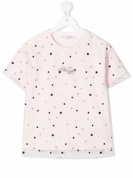 Philosophy Di Lorenzo Serafini Kids футболка в горох