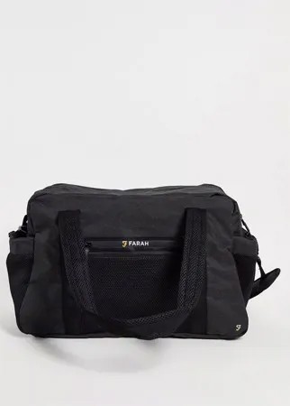 Темно-серая сумка Farah-Черный цвет