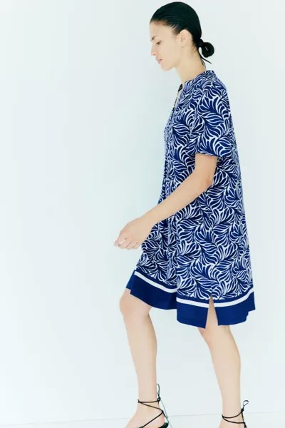 Платье-Туника из вискозы H&M, синий