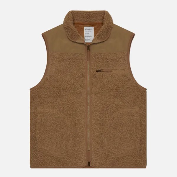 Мужской жилет Stan Ray Fleece Layer бежевый, Размер XXL